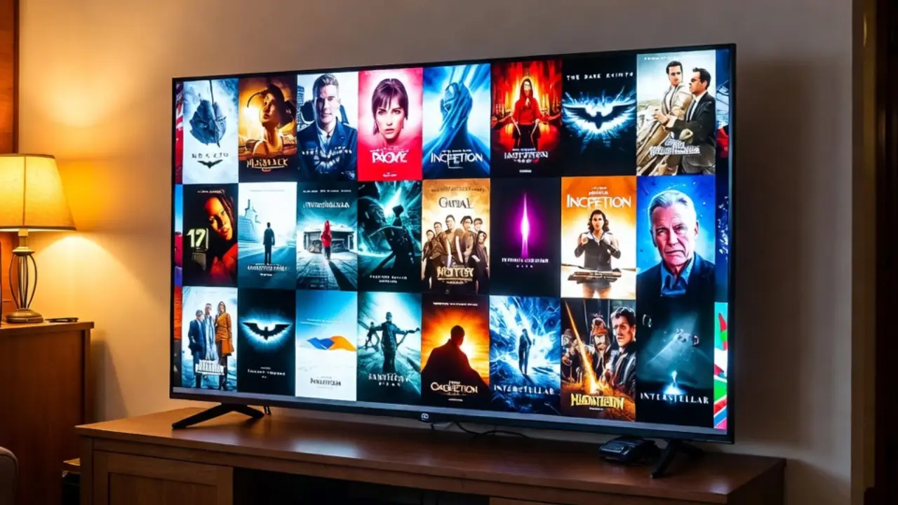 IPTV portal loaded on a MAG set-top box